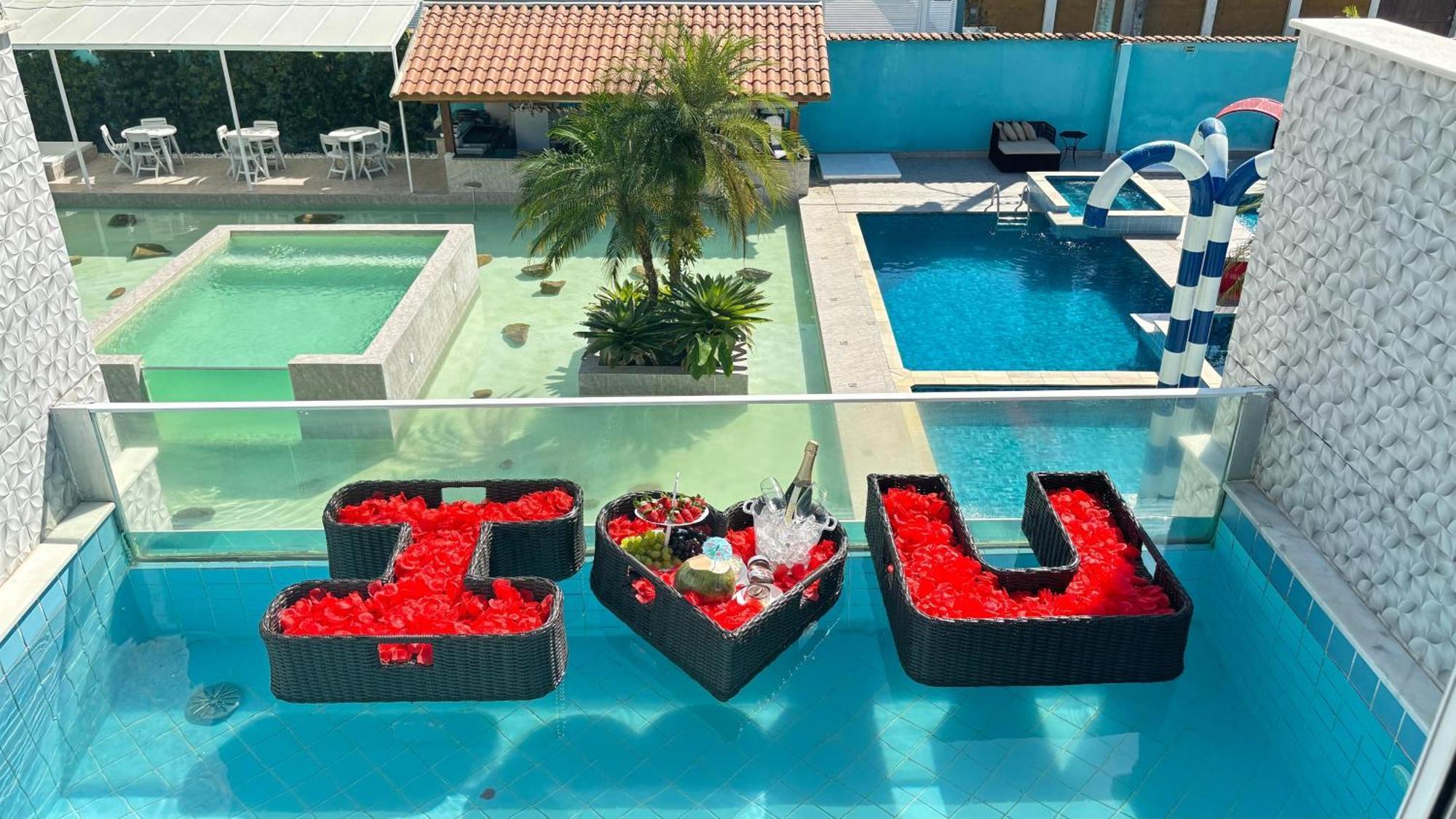 Hotel Encanto Sol E Mar カラグァタトゥバ エクステリア 写真